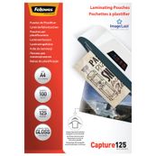 Fellowes Laminating Pouches Capture 125 micron - 100 - glanzend - A4 (210 x 297 mm) lamineerhoezen