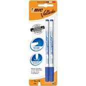 BIC VELLEDA 1721 - Marker - niet permanent - voor whiteboard - blauw - inkt op alcoholbasis - 1.5 mm - fijn - pak van 2