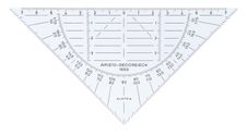 Aristo - Driehoek - 16 cm - transparant