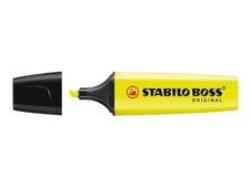 STABILO BOSS ORIGINAL - Markeerstift - fluorescerend geel - inkt op waterbasis - 2-5 mm - pak van 10