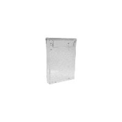 3660412026707-Promocome - Porte brochures extérieur A5 - avec couvercle rabattable - à fixer au mur ou -Angle gauche-0