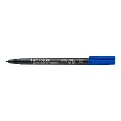 4007817310595-STAEDTLER LUMOCOLOR 317 - Marqueur permanent - pointe moyenne - bleu--1
