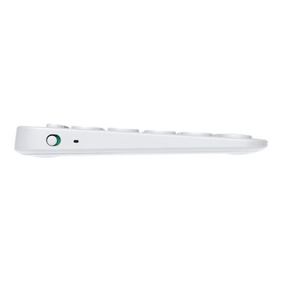 5099206097735-Logitech K380 - Clavier sans fil pour Mac - blanc cassé-Gauche-4