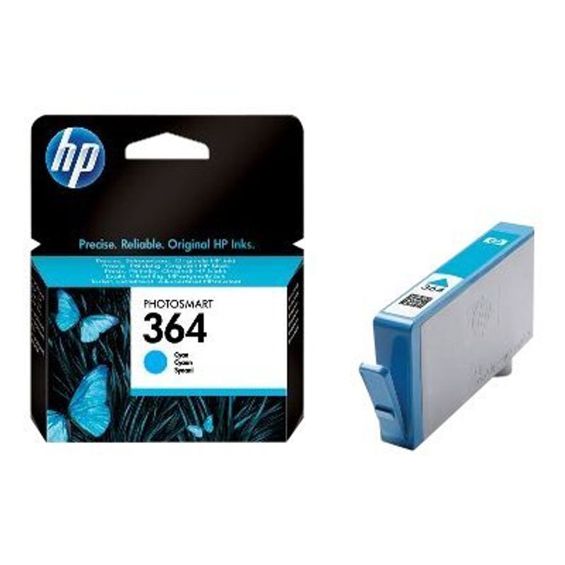 883585705269-HP 364 - Cyan - original - cartouche d'encre - pour Deskjet 35XX; Photosmart 55XX, 55XX B111, 65XX, 7-P_79151249_14-1